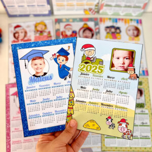 Calendário com foto