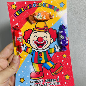 LEMBRANCINHA PALHACINHO MALABARISTA DIA DAS CRIANÇAS
