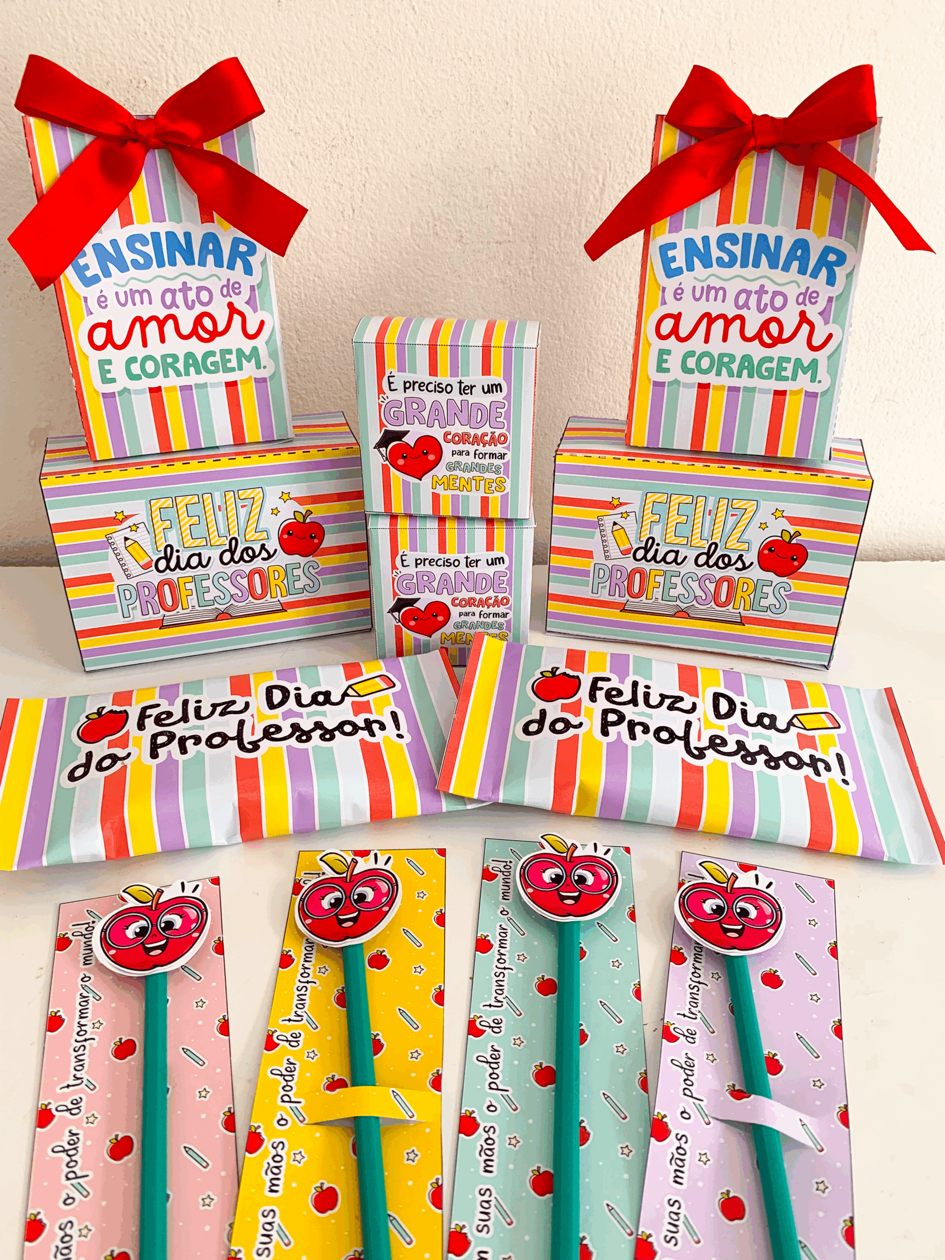 📚🍎 KIT DE LEMBRANCINHAS – DIA DOS PROFESSORES 🍎📚