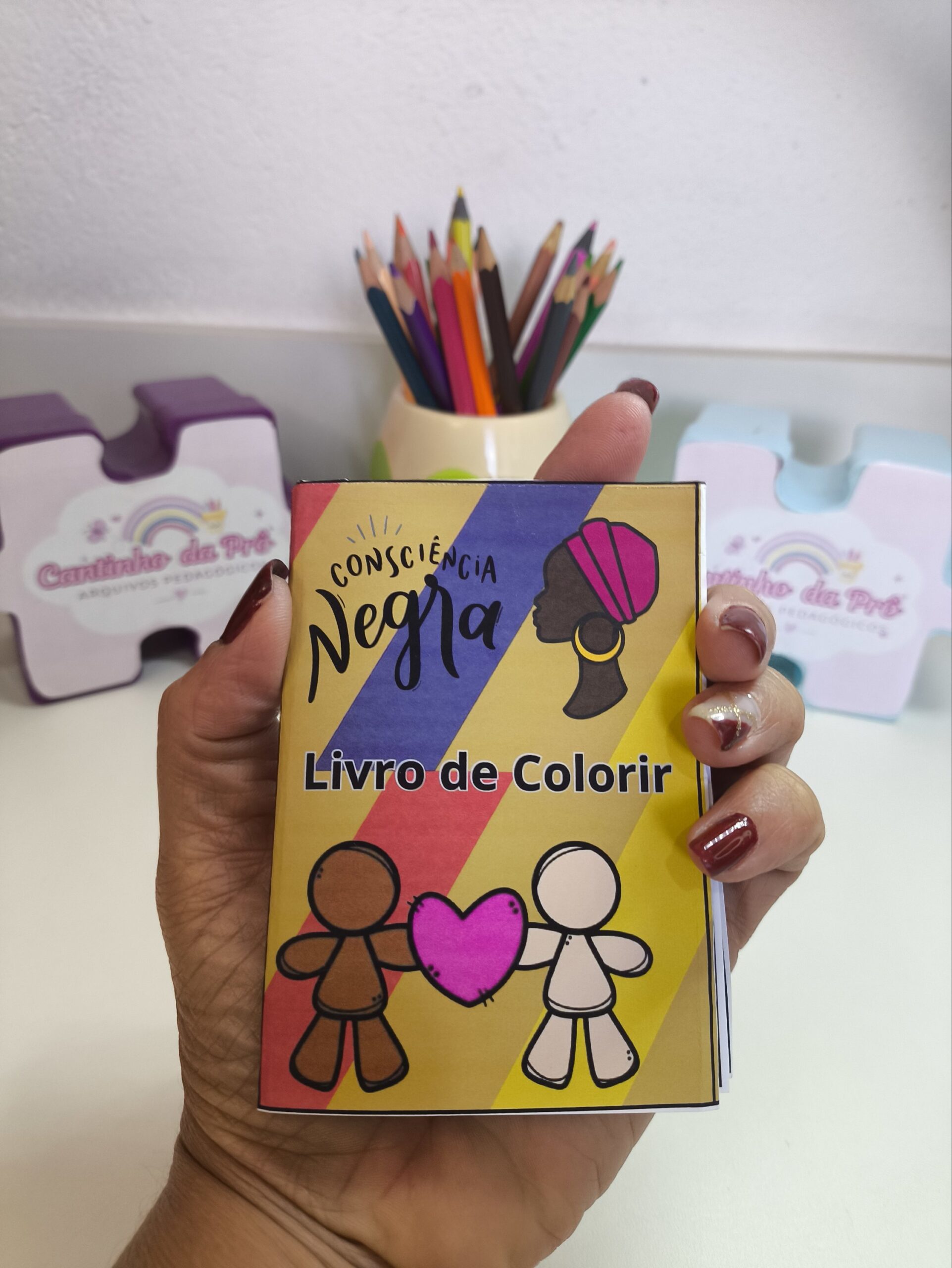 Livrinho de colorir consciência negra - Imagem 2