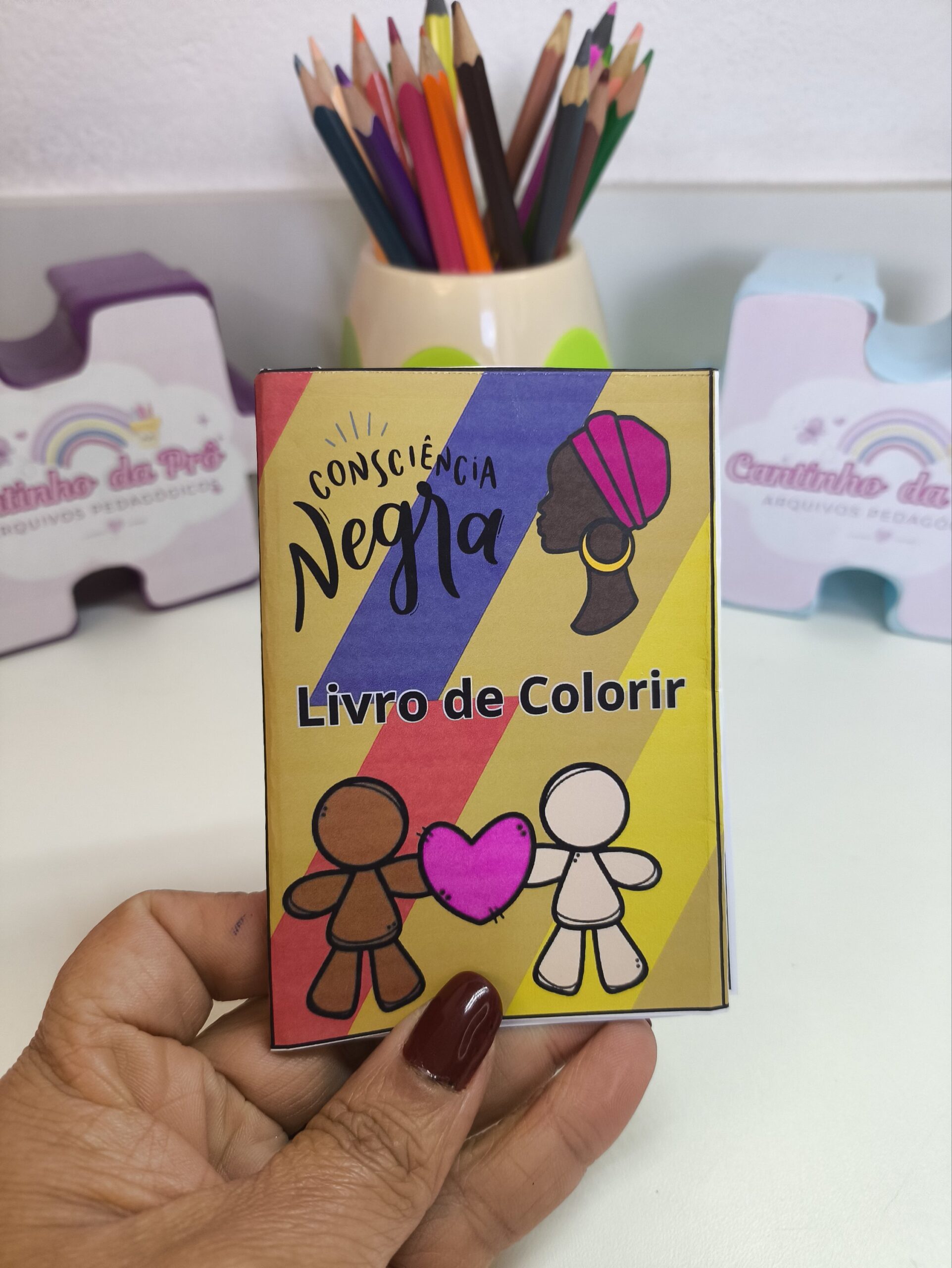 Livrinho de colorir consciência negra