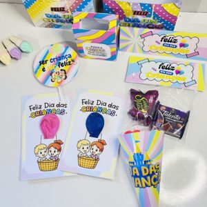 kit Lembrancinha Dia das Crianças bexiga