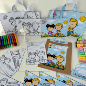 KIT CAPA DE ATIVIDADES TEMA JARDIM