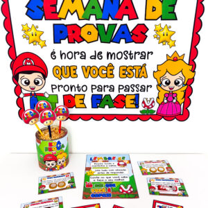 Kit semana de provas super mário