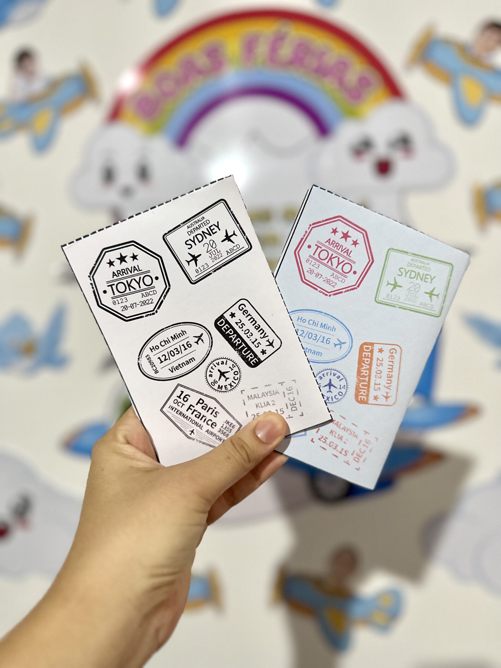 Painel kit minhas férias - Imagem 4