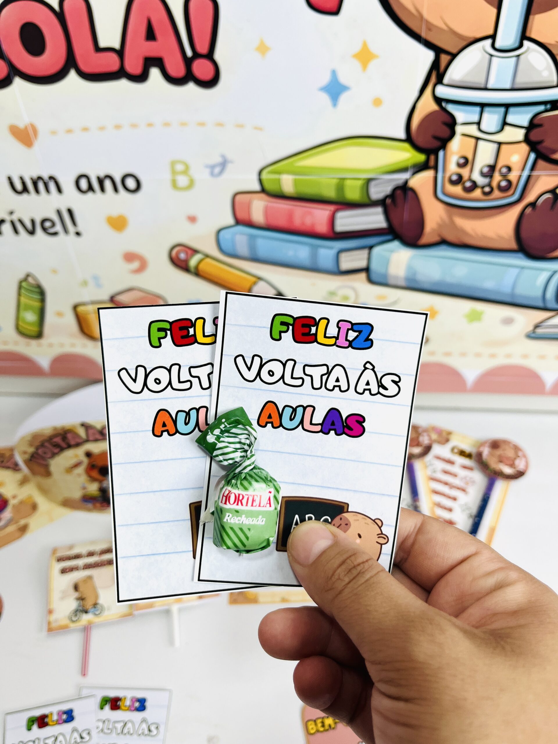 KIT VOLTA AS AULAS CAPIVARA FOFA - Imagem 6