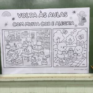 PAINEL COLETIVO VOLTAS ÀS AULAS BOBBIE GOODS