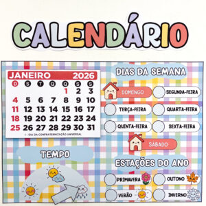 Calendário multifuncional 2026