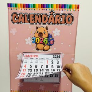 Caledário Capivara Fofa 2026