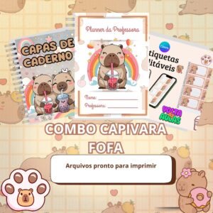 COMBO CAPIVARA FOFA