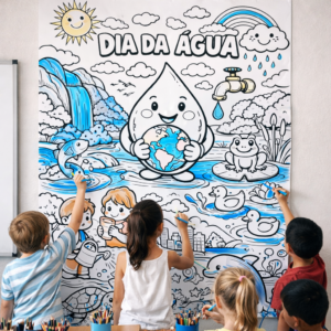 PAINEL COLETIVO DIA DA ÁGUA