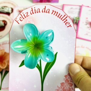 LEMBRANCINHAS DIA DA MULHER FLOR