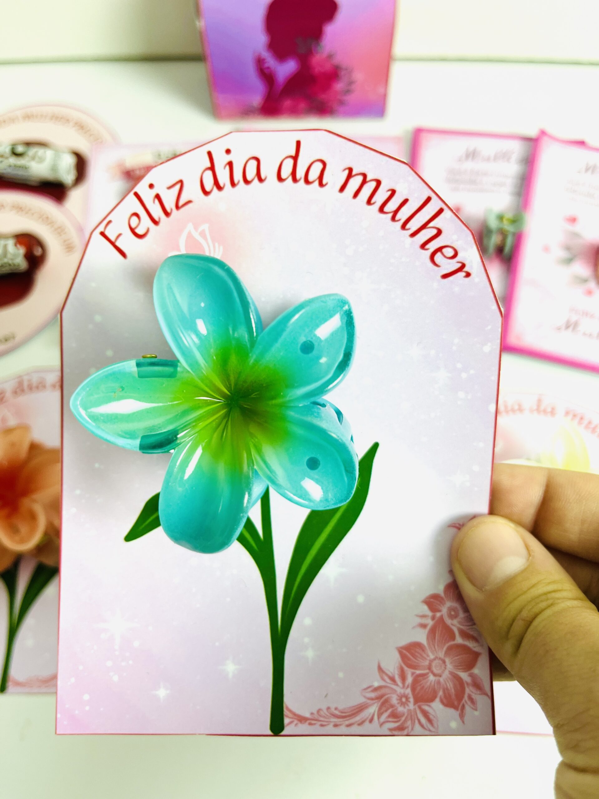 LEMBRANCINHAS DIA DA MULHER FLOR