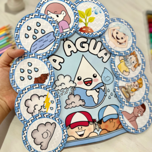 luva musical a água