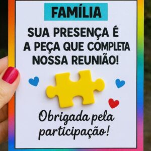 CARTÕES REUNIÃO DE PAIS