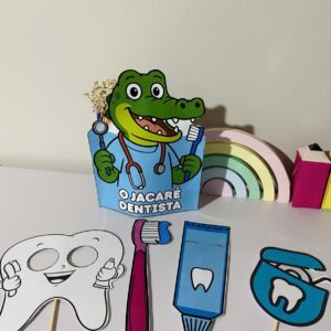 História o jacaré dentista
