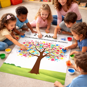 PAINEL COLETIVO DIA DO AUTISMO