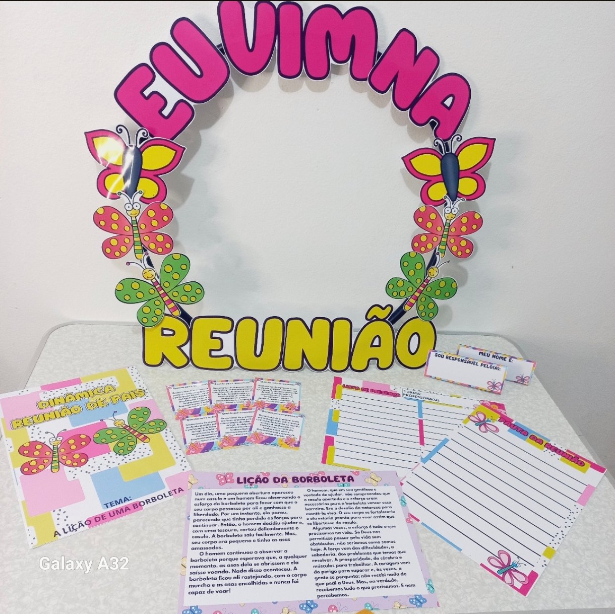 KIT REUNIÃO DE PAIS A LIÇÃO DA BORBOLETA 🦋 - Imagem 2