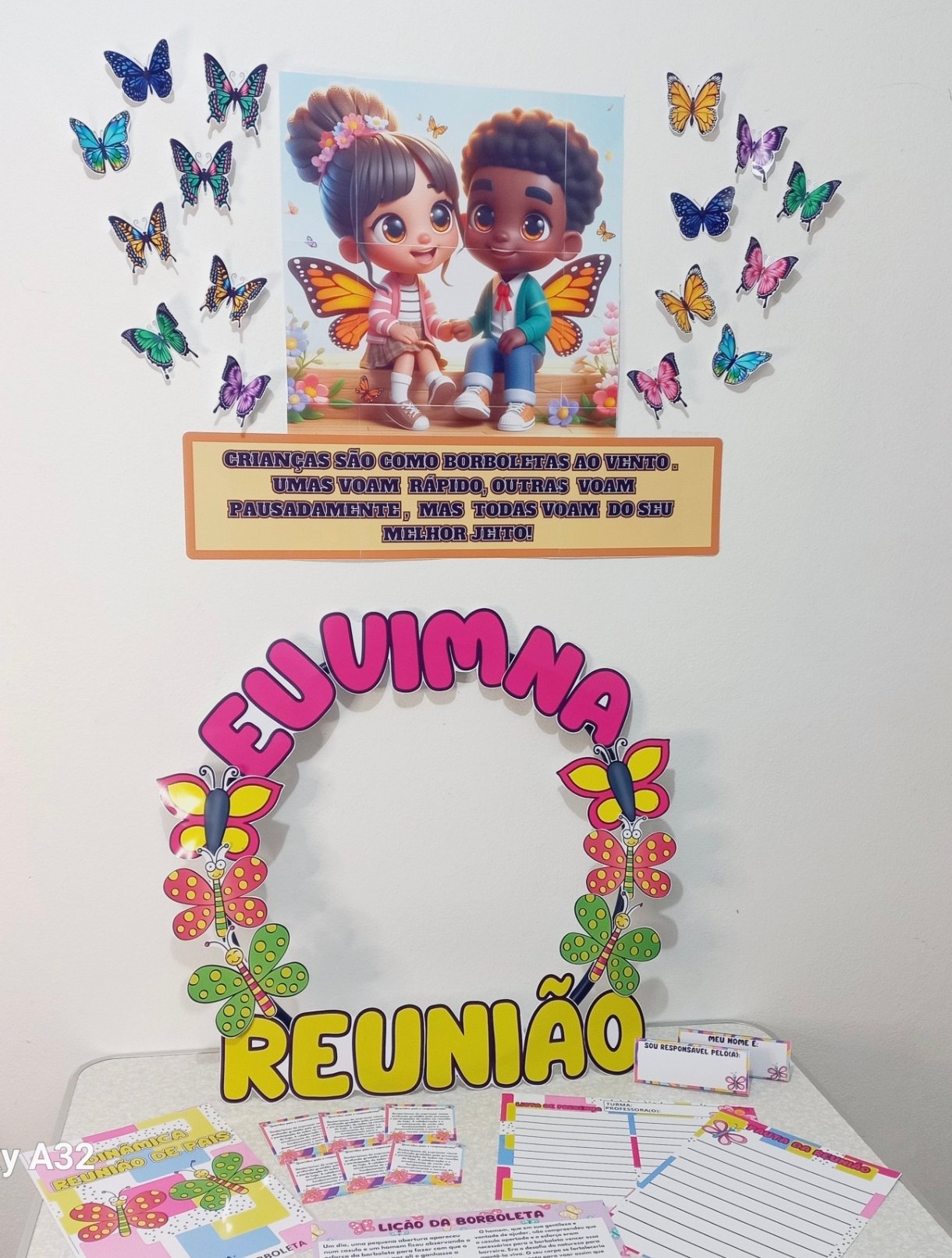 KIT REUNIÃO DE PAIS A LIÇÃO DA BORBOLETA 🦋