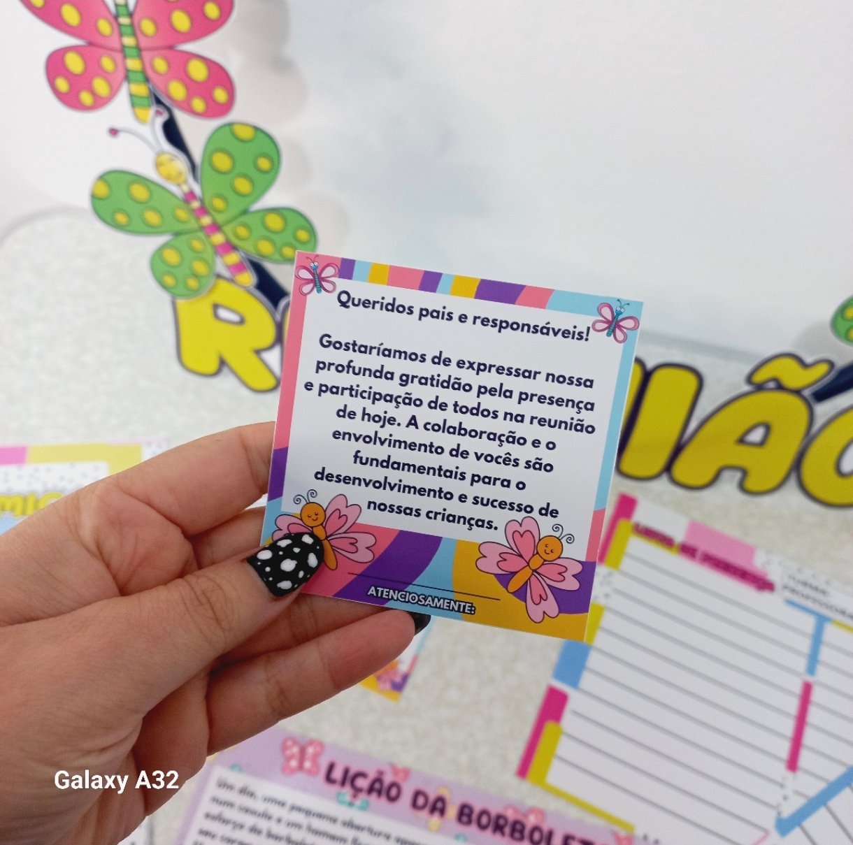 KIT REUNIÃO DE PAIS A LIÇÃO DA BORBOLETA 🦋 - Imagem 3
