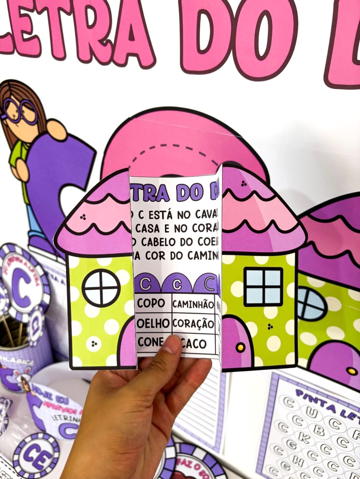 🔤✨ Kit Letra C 💛 - Imagem 5