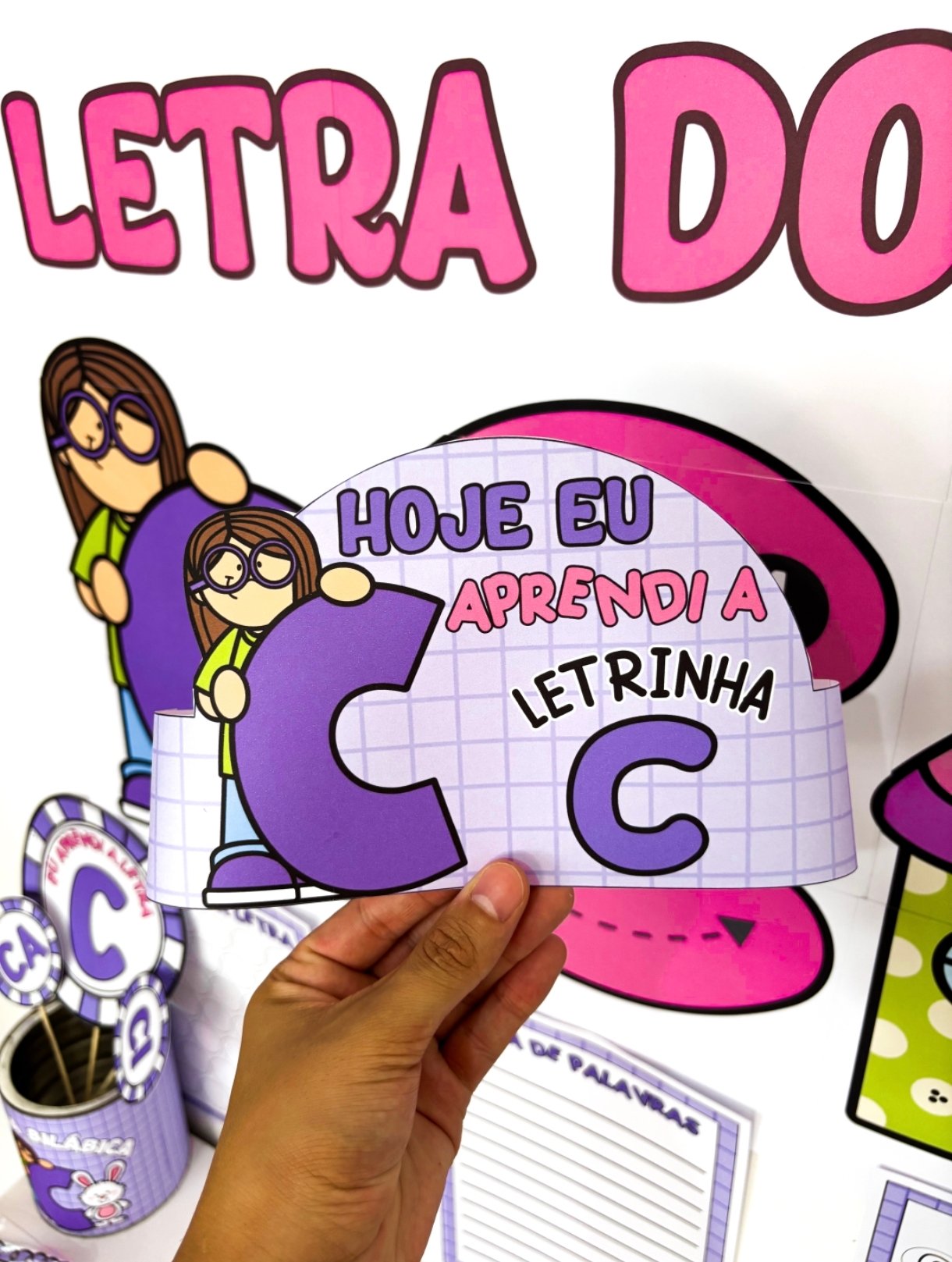 🔤✨ Kit Letra C 💛 - Imagem 4