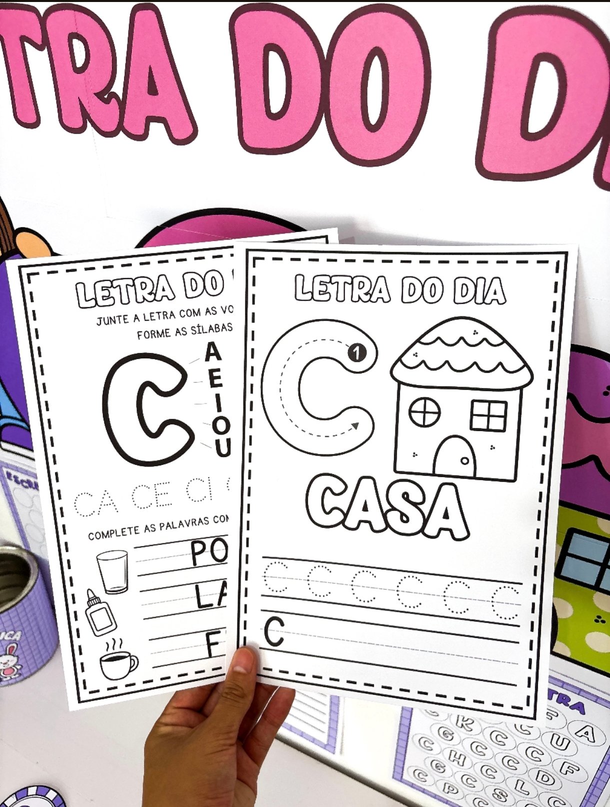 🔤✨ Kit Letra C 💛 - Imagem 7