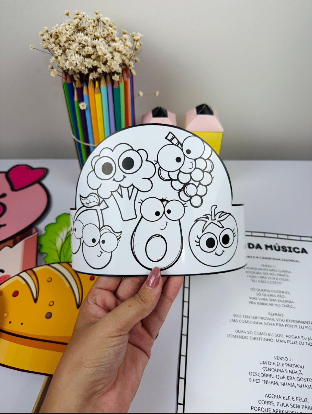 🐷🥦 Porquinho – Alimentação Saudável 🍎✨ - Imagem 2