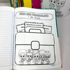 💼✨ Atividade Interativa – Dia do Trabalho 👷‍♀️💛