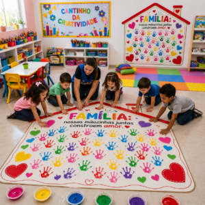Painel interativo dia da Família
