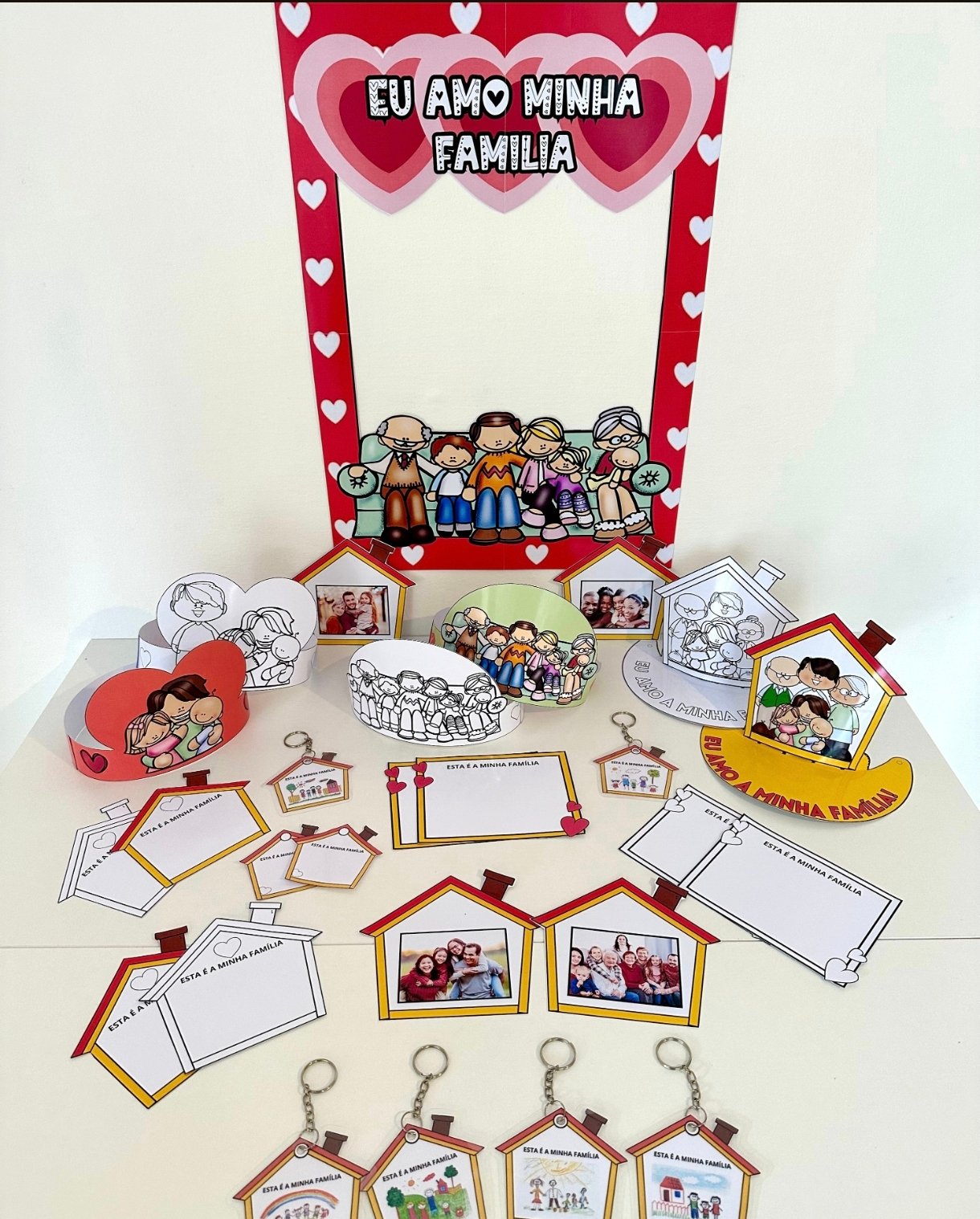 KIT LEMBRANCINHAS E MOLDURA PARA FOTO FAMILIA - Imagem 6