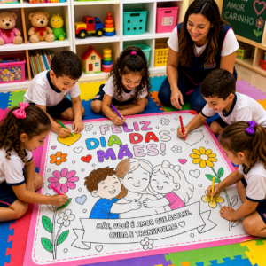 Painel coletivo dia das mães