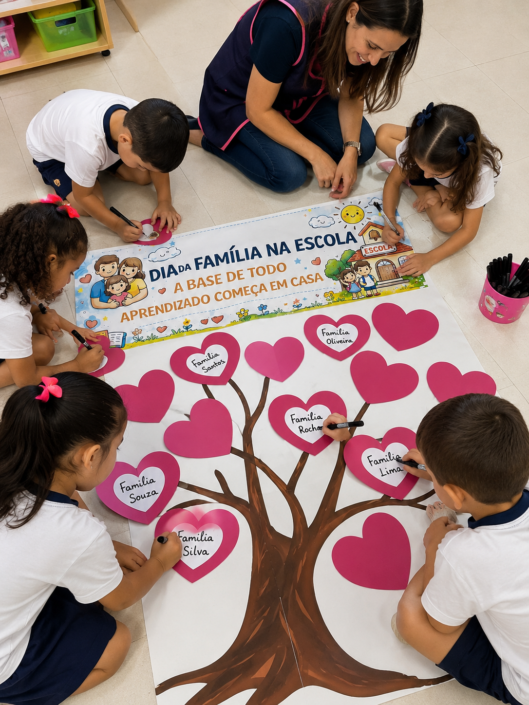 PAINEL INTERATIVO FAMILIA ÁRVORE