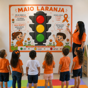 Painel Maio laranja