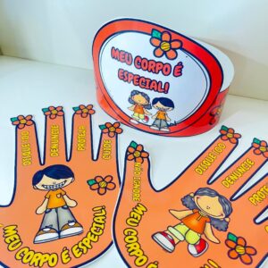 KIT MAIO LARANJA MÃOZINHA E COROA