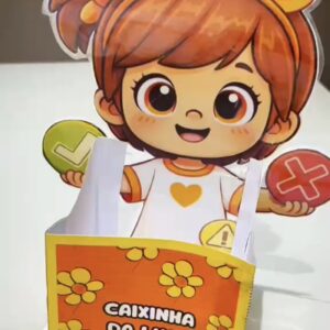 CAIXINHA MAIO LARANJA LUMI