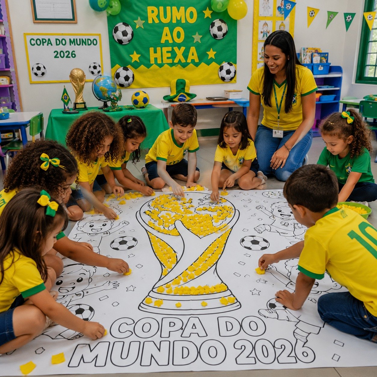 ⚽ Painel Interativo Copa do Mundo Taça 2026 – Arquivo Completo em PDF - Imagem 3