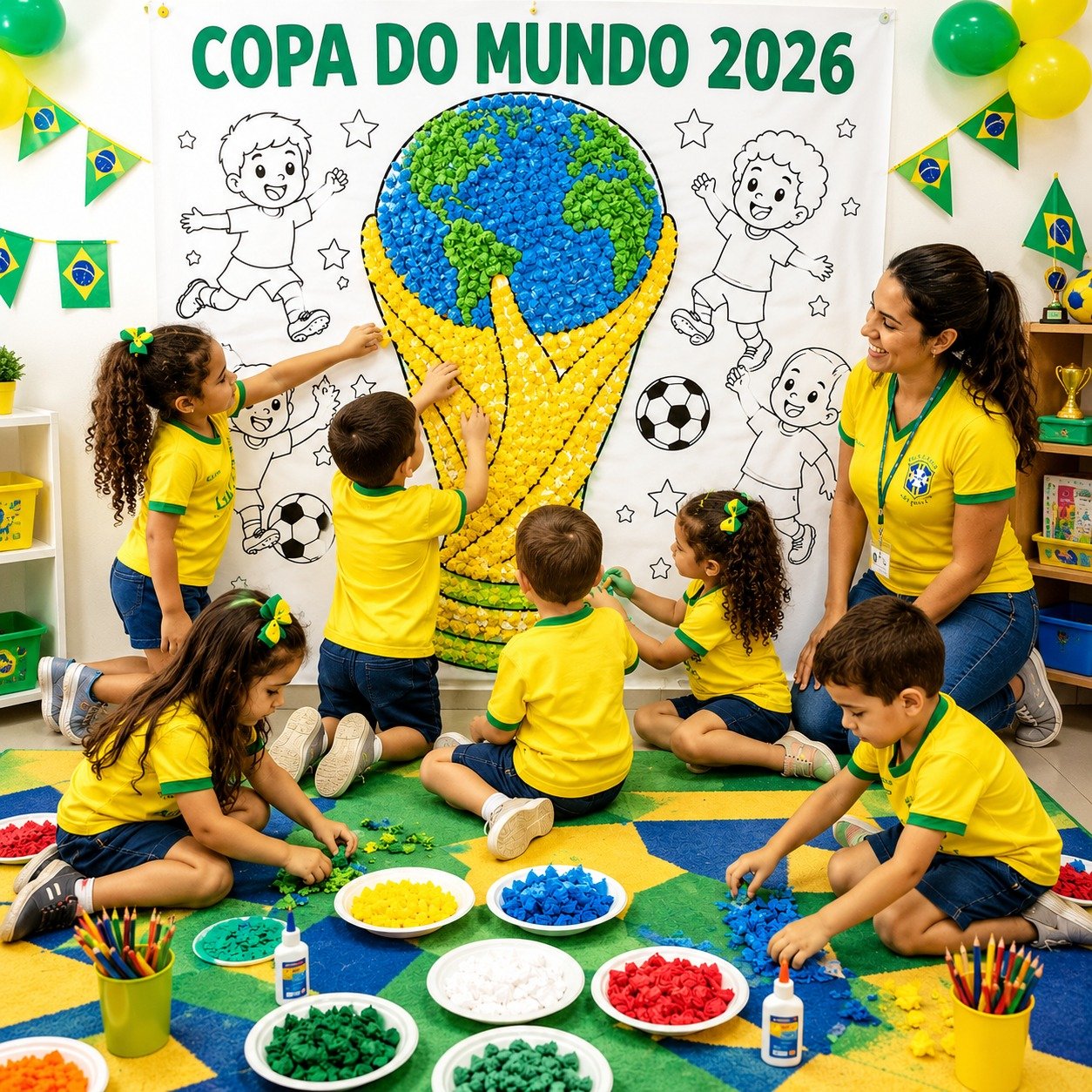 ⚽ Painel Interativo Copa do Mundo Taça 2026 – Arquivo Completo em PDF - Imagem 2