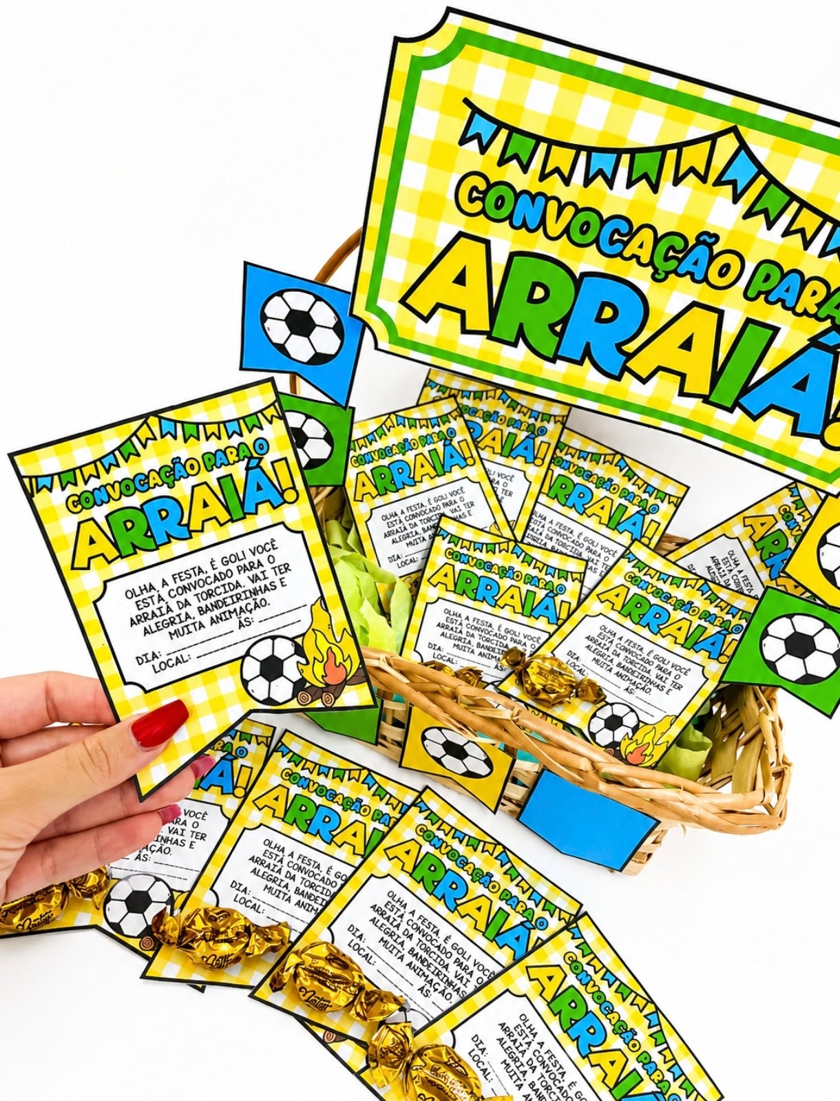 🌽⚽ Cesta Convocação para o Arraiá 🇧🇷✨ - Imagem 5