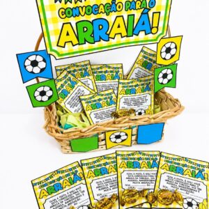 🌽⚽ Cesta Convocação para o Arraiá 🇧🇷✨