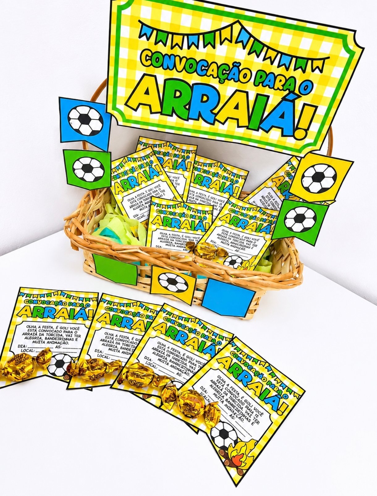 🌽⚽ Cesta Convocação para o Arraiá 🇧🇷✨ - Imagem 4
