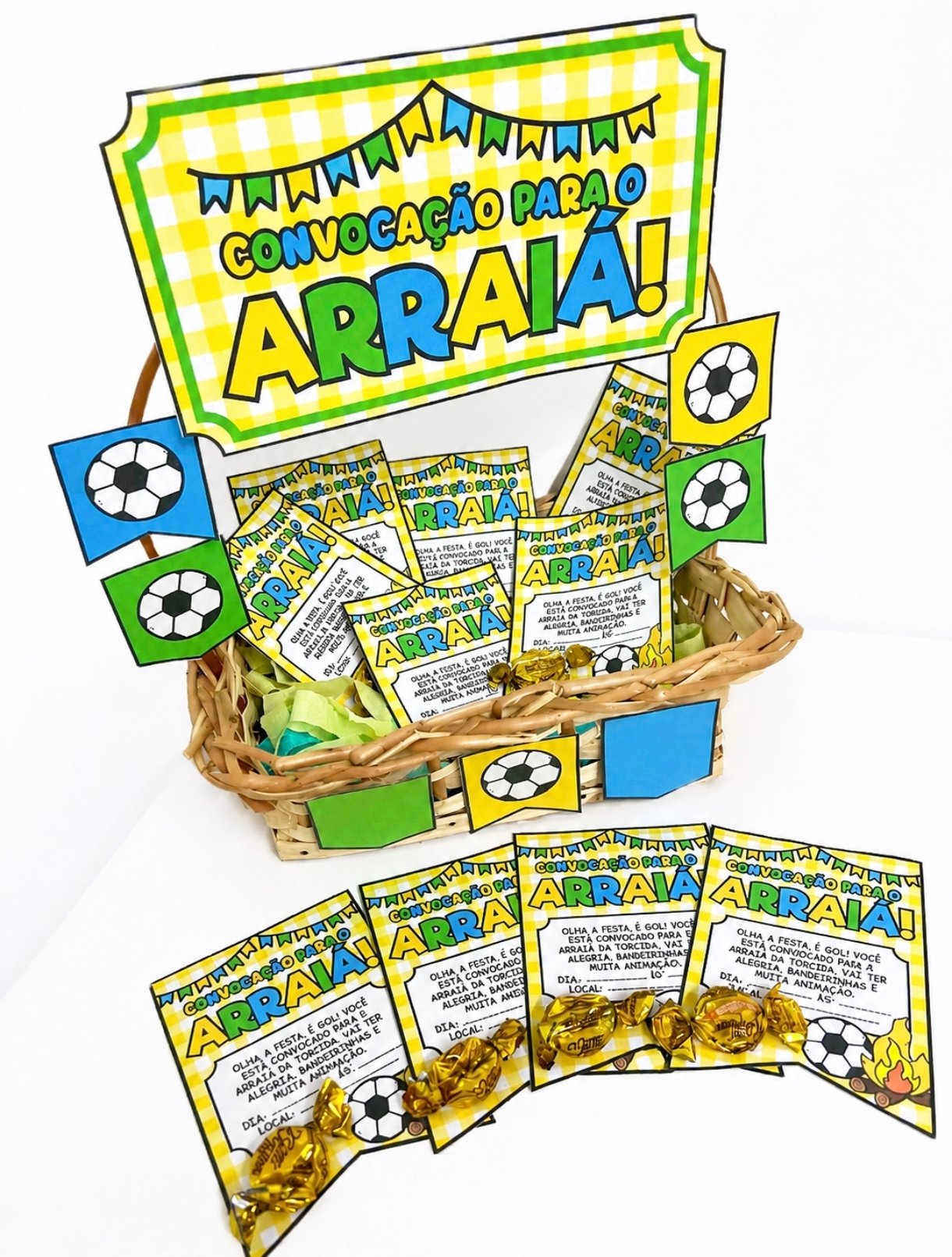 🌽⚽ Cesta Convocação para o Arraiá 🇧🇷✨ - Imagem 3