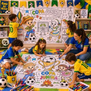 PAINÉIS COLETIVOS COPA JUNINA