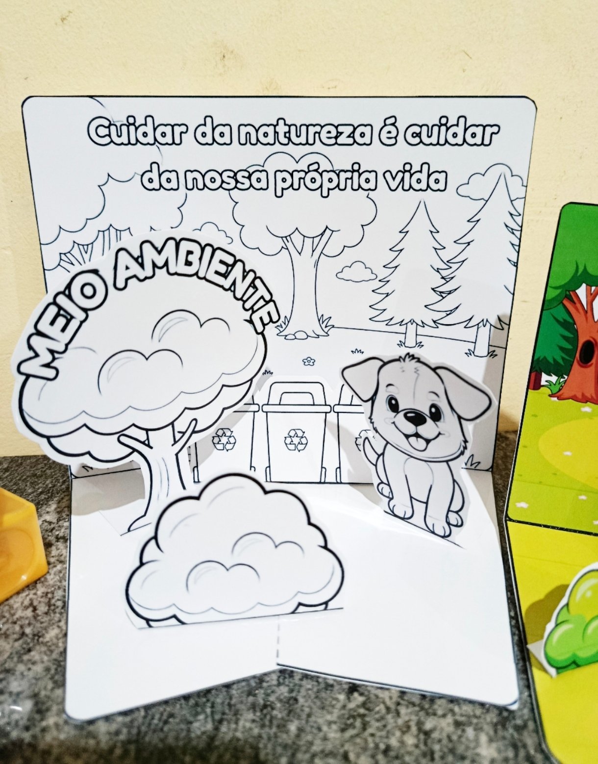 🌎✨ Cenário Interativo – Meio Ambiente 🌱💚 - Imagem 3