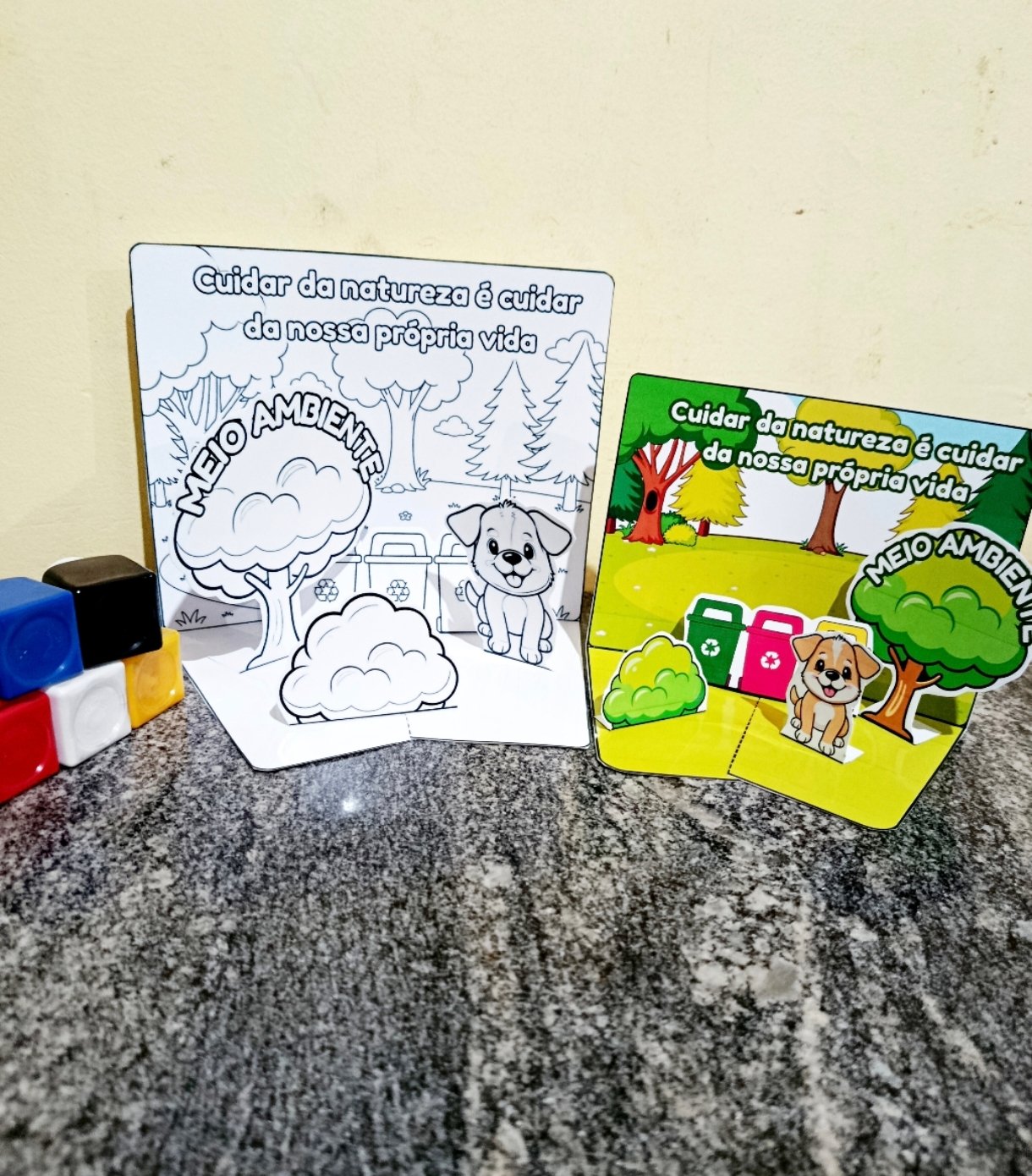 🌎✨ Cenário Interativo – Meio Ambiente 🌱💚 - Imagem 2