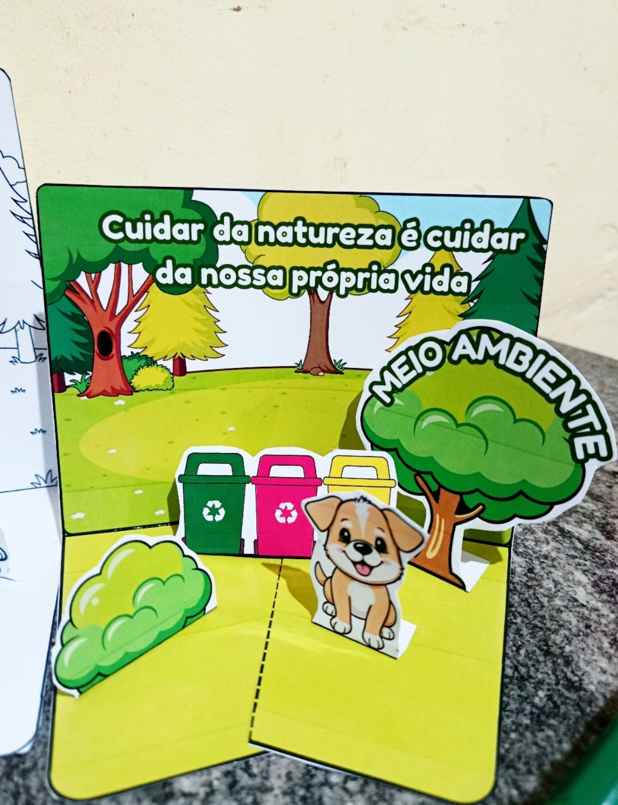 🌎✨ Cenário Interativo – Meio Ambiente 🌱💚 - Imagem 4