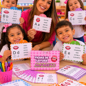 FICHAS DE LEITURA ALFABETO