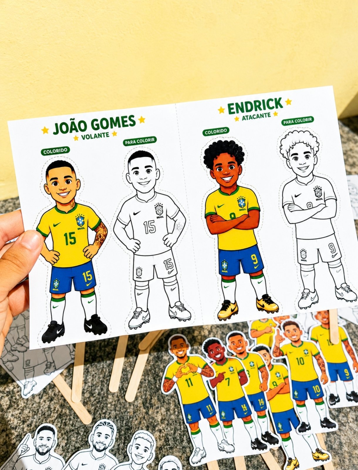 PALITOCHE JOGADORES DA COPA - Imagem 4