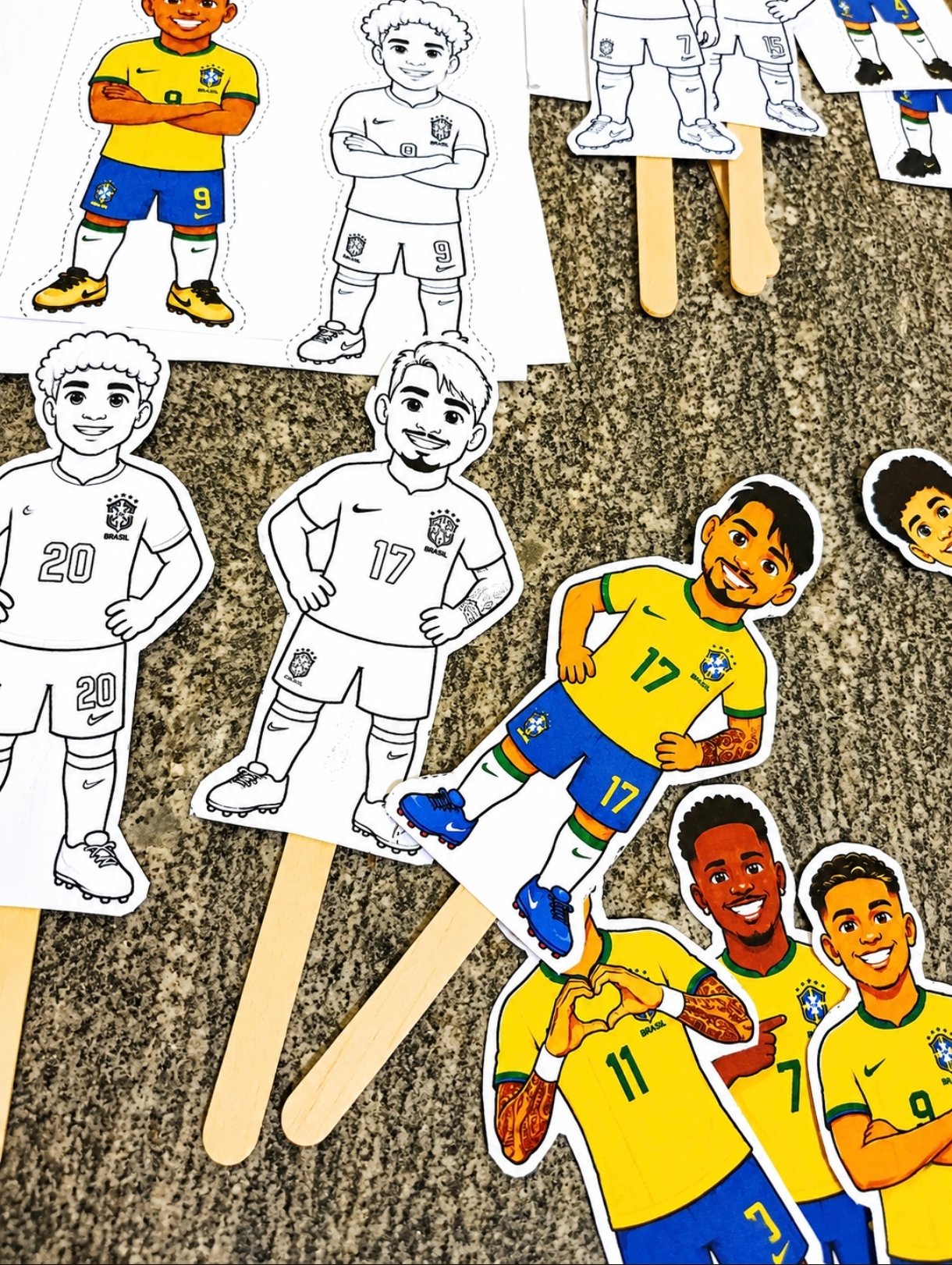 PALITOCHE JOGADORES DA COPA - Imagem 5