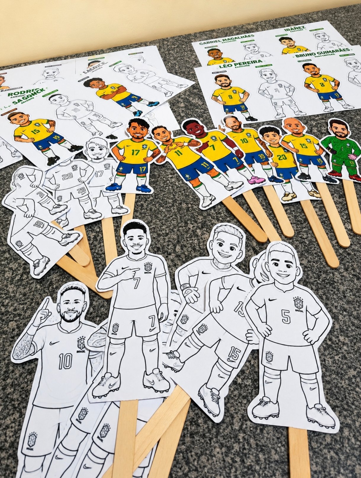 PALITOCHE JOGADORES DA COPA - Imagem 7